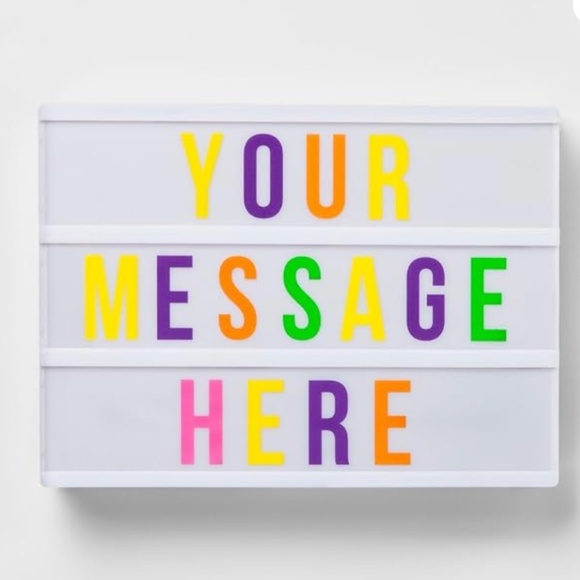 Pillowfort LED Your Message Here Light Box - Picture 4 of 13